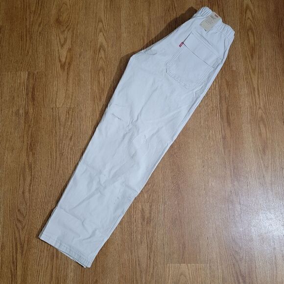 Levi's Premium Stretch Utility Pants Skateboarding Trousers Size Small S Tan New - Picture 16 of 16